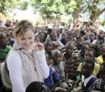 Madonna visits David’s old orphanage in Malawi.
