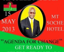 UDF president and 2014 presidential hopeful Honorable Atupele Muluzi will launch a “Jubilee Movement” on 15 May 2013 in Blantyre.