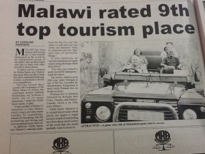 Click on the image to enlarge Malawi rated 9th top tourism place