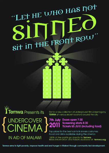 Temwa presents The Undercover Cinema In Aid of Malawi