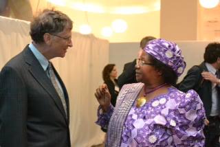Picture of Joyce Banda with Bill Gates