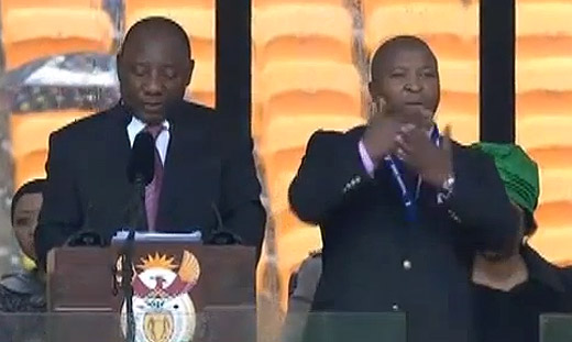 Video Of Fake Interpreter Who Was At Nelson Mandela’s Memorial