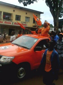Celebrating victory over Chikwemba: Nangozo-Kainga