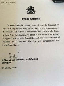 The Press Release