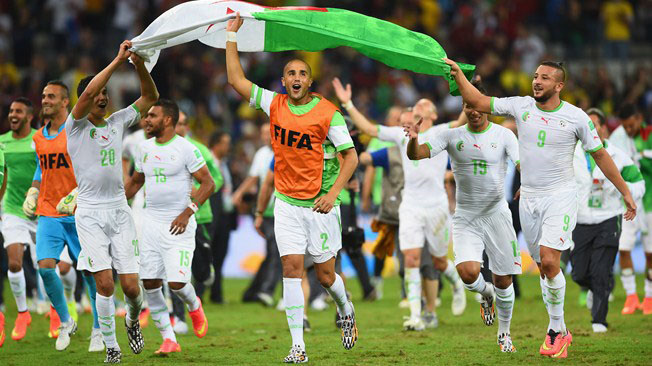 WORLD CUP 2014: ALGERIA PROGRESS TO THE ROUND OF 16