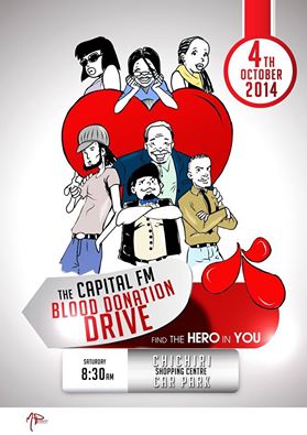 CAPITAL FM TO HOLD BLOOD DONATIONS DRIVE ON OCTOBER 4