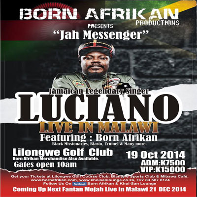 Luciano Malawi bound