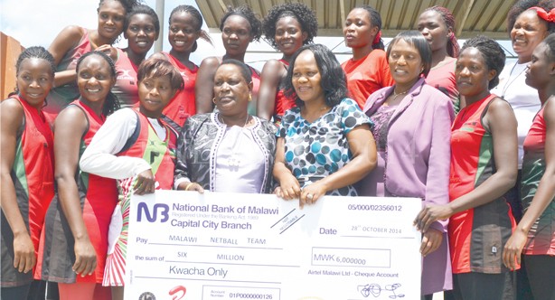 AIRTEL MW SPONSORS MALAWI QUEENS WITH K6 M