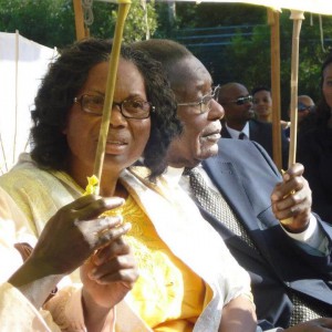 George Ntafu and his wife