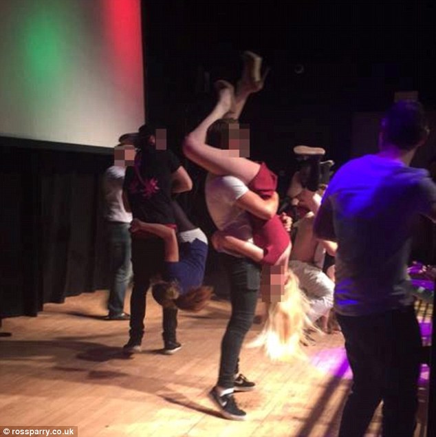 SEX SHOW CARRIED OUT ON STAGE IN FRONT OF HUGE CROWD