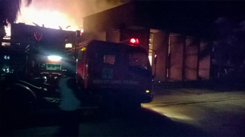 FIRE GUTS DOWN MZUZU UNIVERSITY LIBRARY