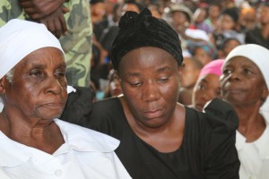 Minister of Sports together with Mother to Grace