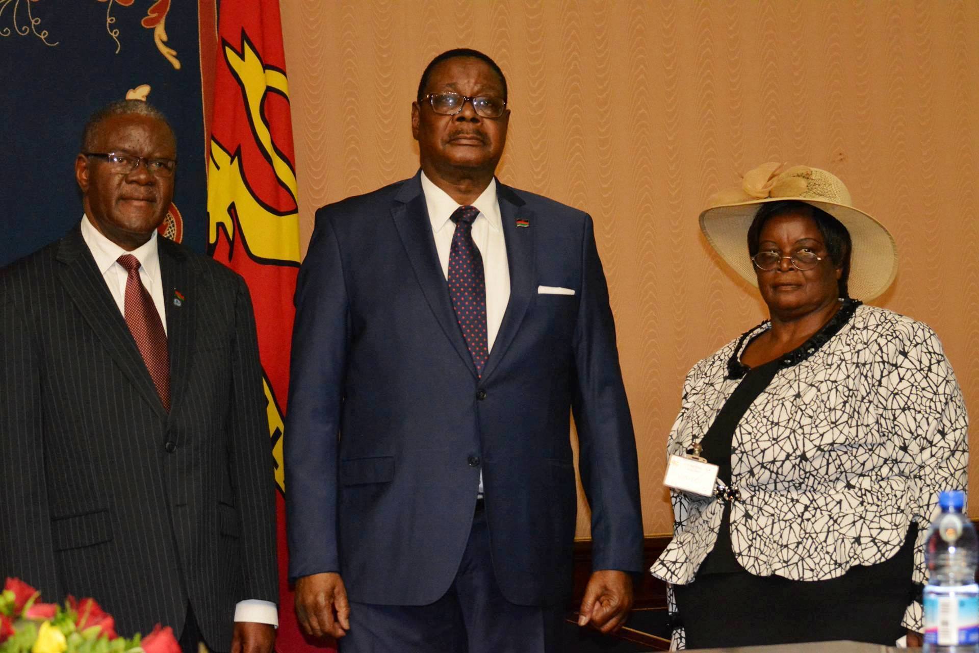 Mutharika urges newly sworn ministers to lead in the fight against corruption