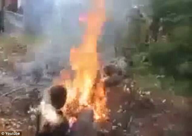 Mother, daughter accused of witchcraft, burnt to death