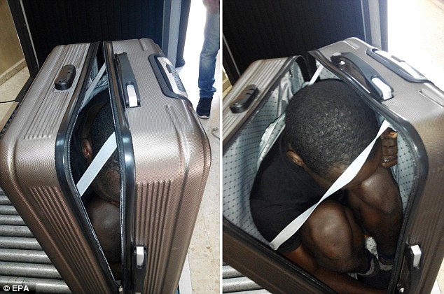 Woman arrested for attempting to smuggle a teenager to Spain using suitcase