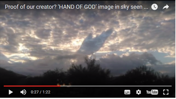 ‘God’s Hand’ allegedly appears in the sky (photo, video)