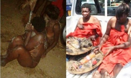 Witches Caught Nude While Trying To Perform Sacrifice (photos)