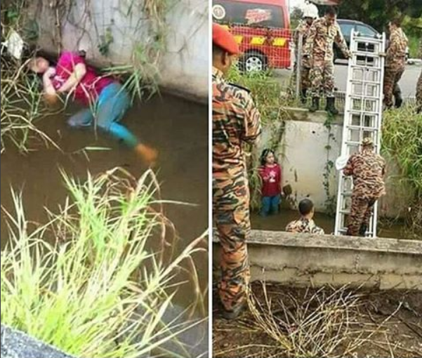 Woman Thought To Be Dead Was Actually Taking A Nap In A Canal Due To Extreme Heat…Lol (picture)