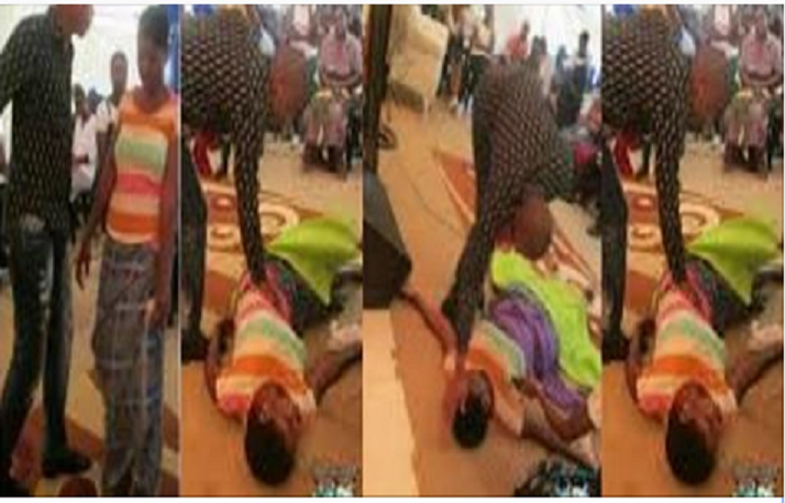 Woman collapses after being delivered from spiritual husband