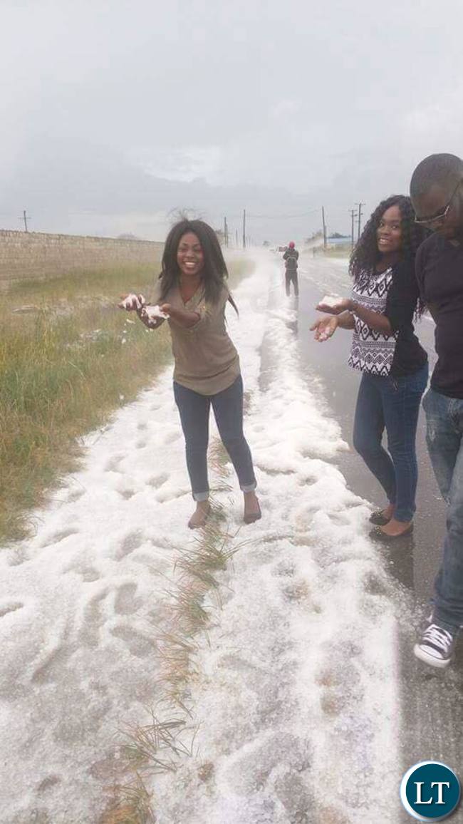 Snow Hits Zambia (Pictures)