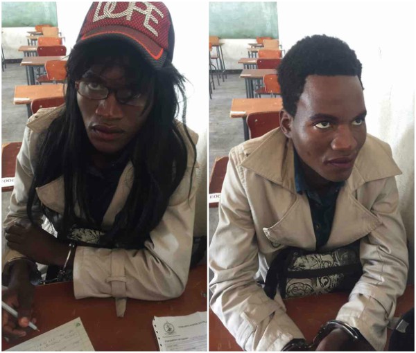 Drunk In Love: Man Caught Writing Exams For His Girlfriend, Puts On Makeup (Photos)
