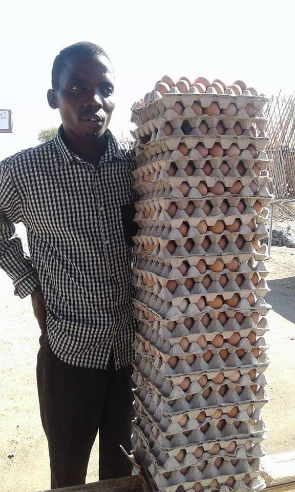 Man Opting for Guinness World Records for Carrying Up to 30 Crates of Eggs Without Dropping (See Photos)