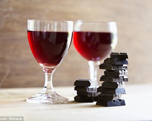 Red Wine,  Chocolate are  Secret to Beating Wrinkles – Scientists Find Both Help Rejuvenate Old Cells