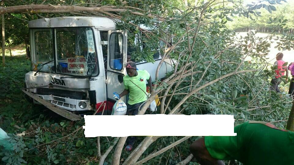 Bus Crashes into Rubber Plantation in Nkhatabay District