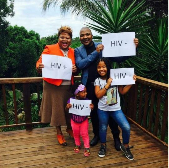 Beautiful Family of 4 Show Their HIV Status in Viral Photo
