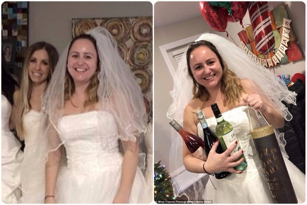 Woman Throws Party in her Wedding Dress to Celebrate Getting Divorced