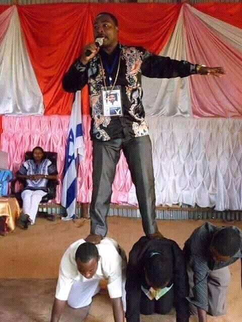 Meet the Prophet who Does not Touch the Ground in Church (See Photos)