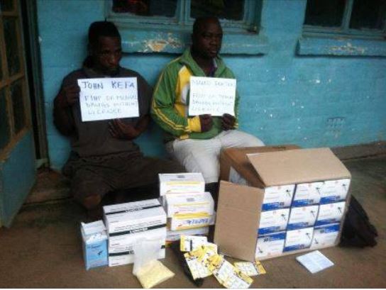 Two arrested for being found in possession of medical drugs