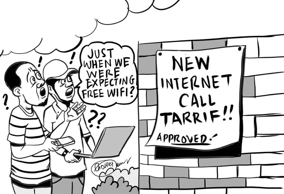 Zambians Angry over new Internet call tarrif
