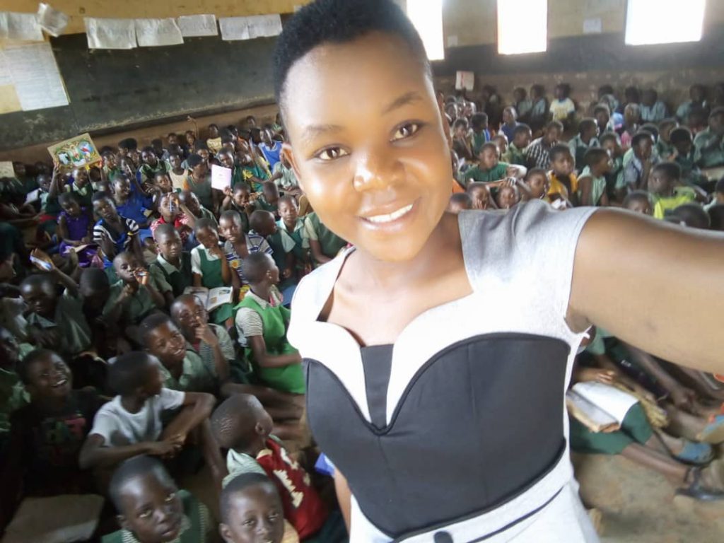 Temwa Chilenga, a teacher at Chambu Primary School