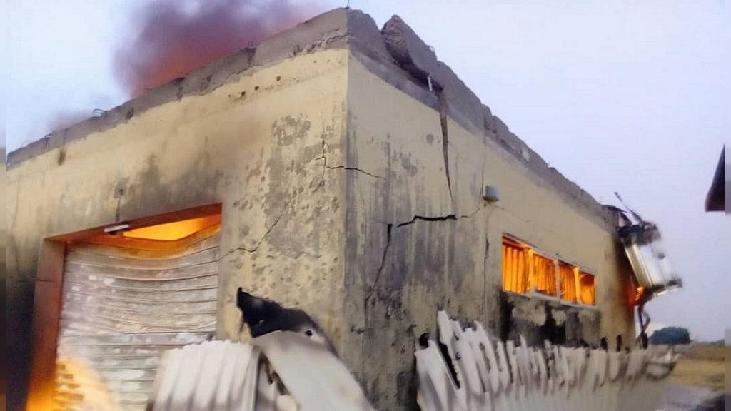 Fire engulfs Nigerian election office
