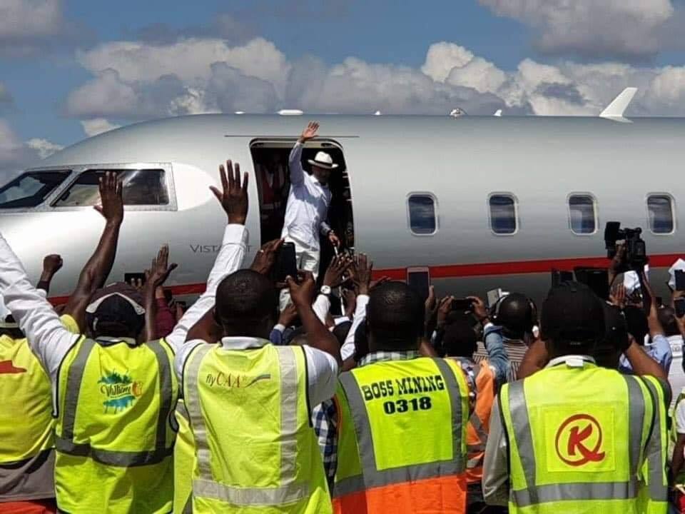 TOP Congolese opposition politician Moise Katumbi  arrives In DRC after 3 years exile