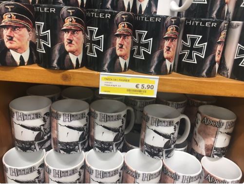 Tourist Horrified to Find Hitler Mugs on Sale in Italy