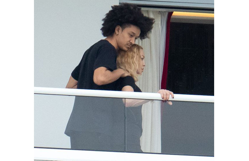 Madonna, 61, gets saucy massage from ‘boyfriend’ Ahlamalik Williams, 26, in front of daughter
