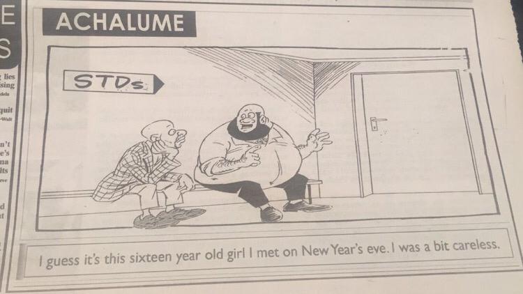 Child rights organisations not amused with ‘Achalume’ Cartoon mocking 16 year old girl
