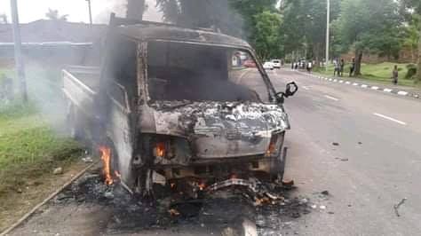 HRDC Condemns Torching of Vehicle that Carried PA System During Demos in Blantyre