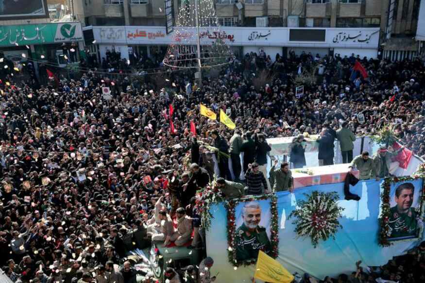 Tragic As 35 People Killed, 48 Injured in Iran as Stampede Erupts at Funeral Procession of Slain Soleimani