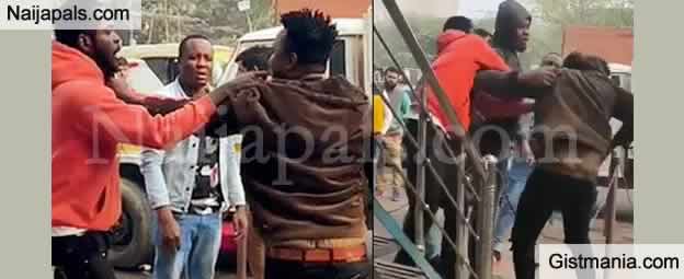 Watch: Two Nigerians Stage Fake Fight in India To Avoid Deportation But Their Plans Backfire