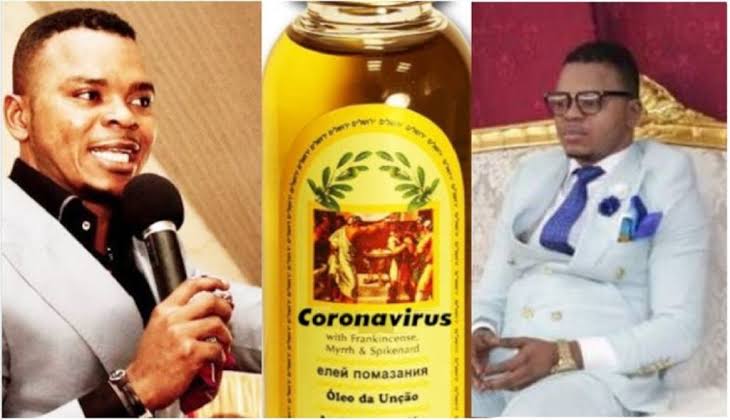 Ghanaian Pastor Luanches covid-19 Oil Claims His Oil Cure The Virus