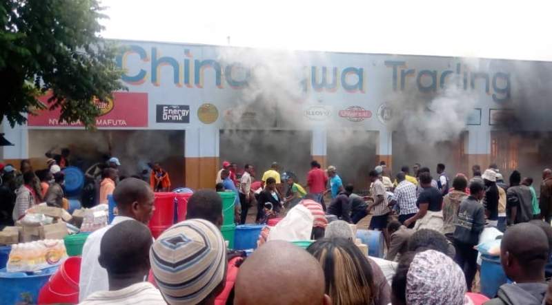 Fire Guts Wholesale at Luchenza in Thyolo