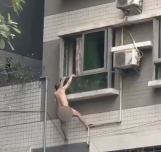 Watch As Naked Man Falls From Fourth Floor Window ‘Escaping Lover’s Partner’