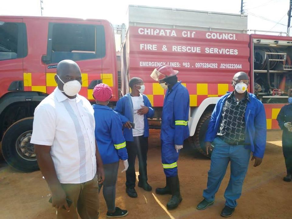 Chipata Council Disinfects Mchinji Border Post In Covid-19 Prevention