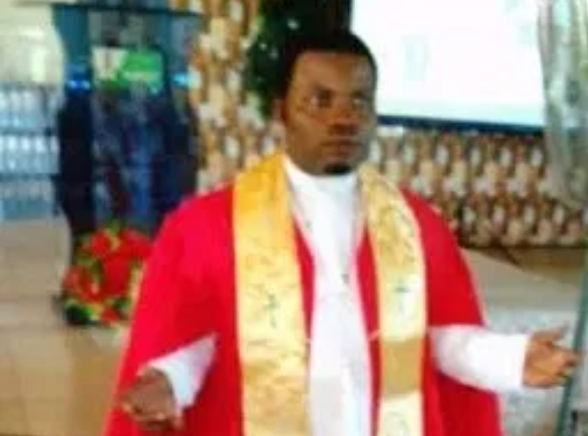 Nigerian Pastor stripped, disgraced for being caught planting charms on cousin’s land