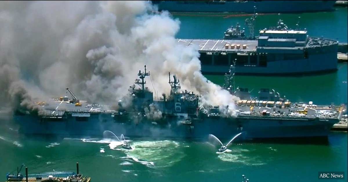 21 Sailors, Civilians Hospitalized After Naval Ship Explosion In San Diego