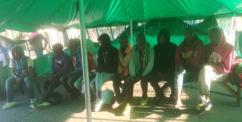 Mwaza Border sent back 10 Ethiopians criminals to Mozambique