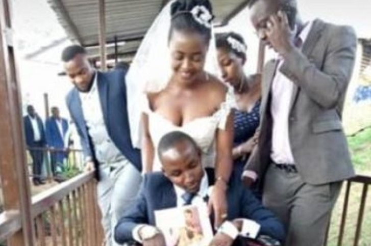 Woman marries fiancé who was involved in serious crash 3 days to wedding
